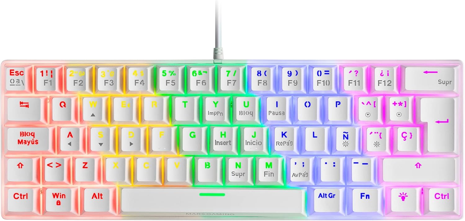 Thumbnail 6 de Mars Gaming MKPRO Teclado mecánico completo RGB, switch silent
