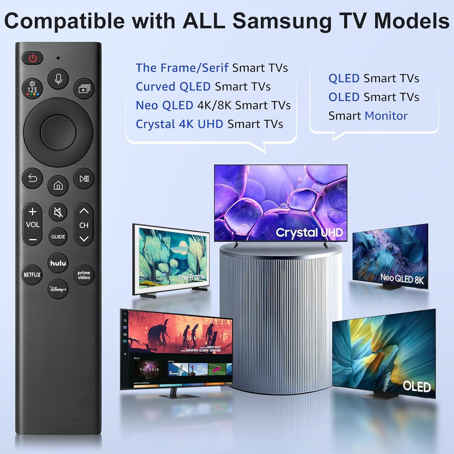 Detalle de Samsung Voice Remote Replacement 2-Pack for Frame TVs