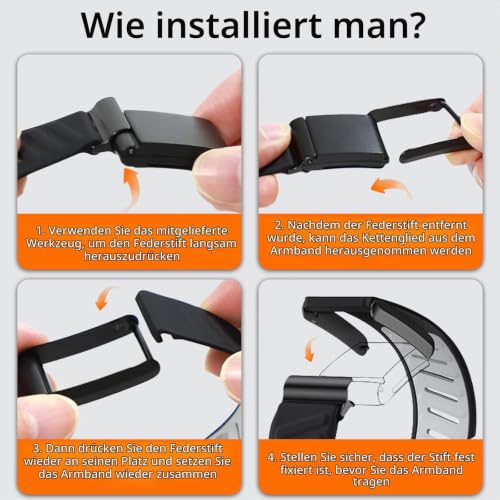 Detalle 2 de BBAMEN Sportarmband für WHOOP 5.0