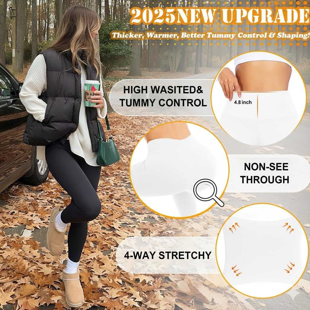 Thumbnail 4 de we fleece Fleece-Lined High-Waisted Thermal Leggings for Women