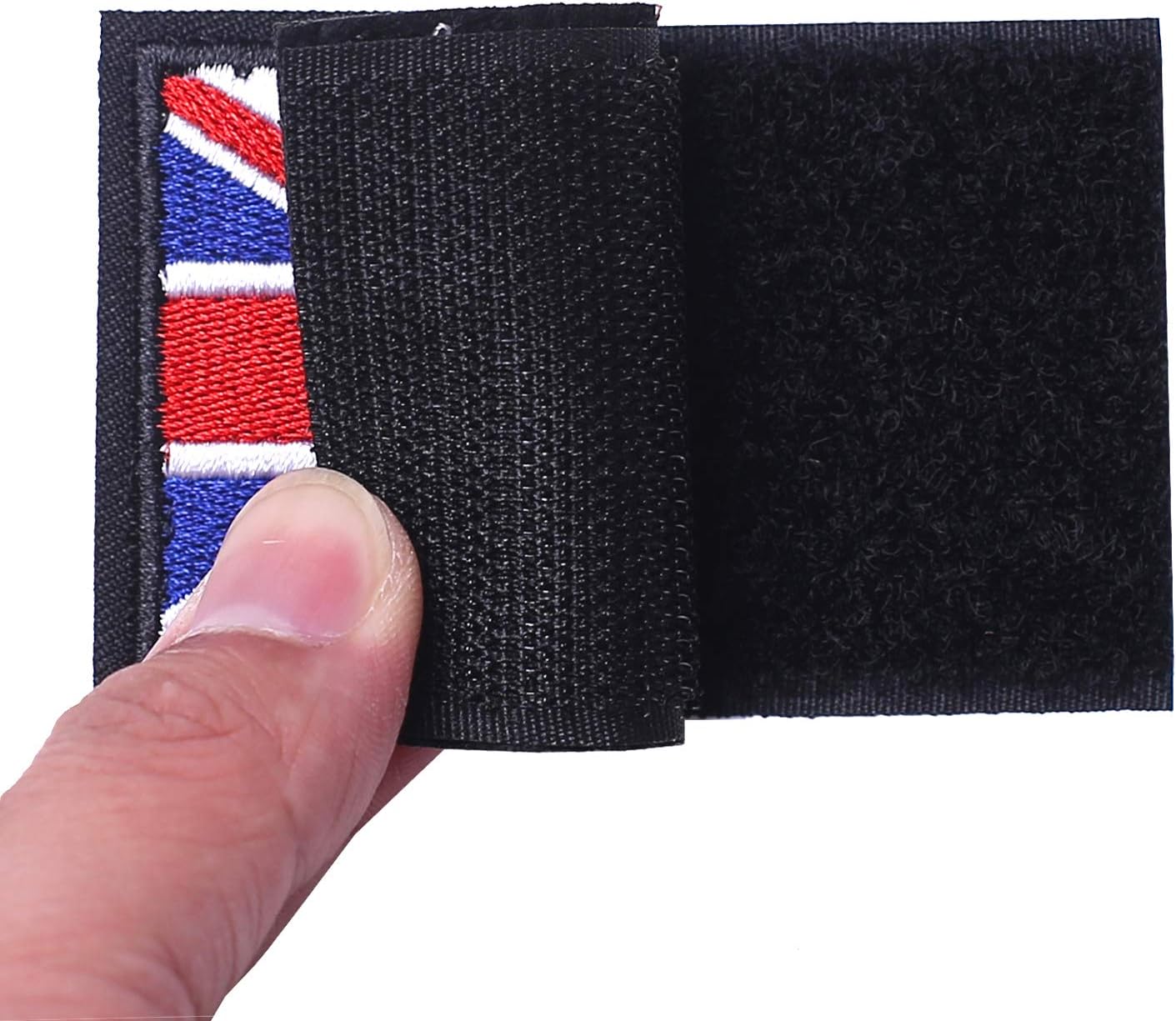 Thumbnail 2 de AXEN British Union Jack Patch (2 Pack) with Hook & Loop Backing