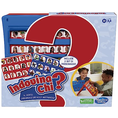 Detalle de Hasbro Gaming Devinez qui ? – Il classico Indovina Chi? in una versione originale per 2 giocatori