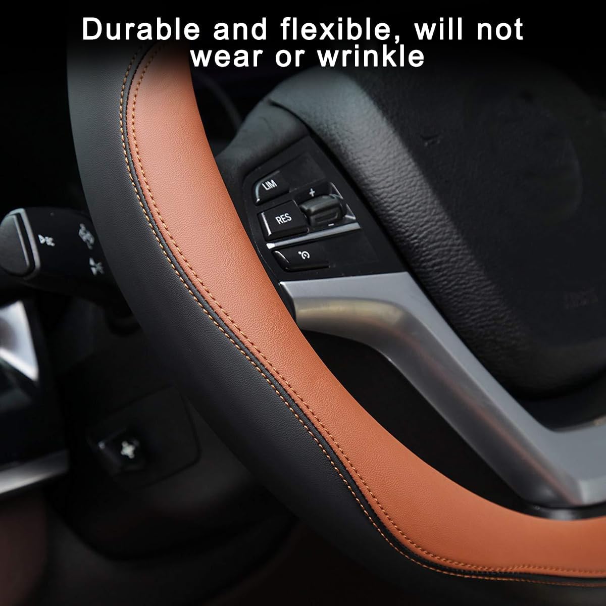 Detalle 2 de Mandark Steering Wheel Cover, 15-Inch