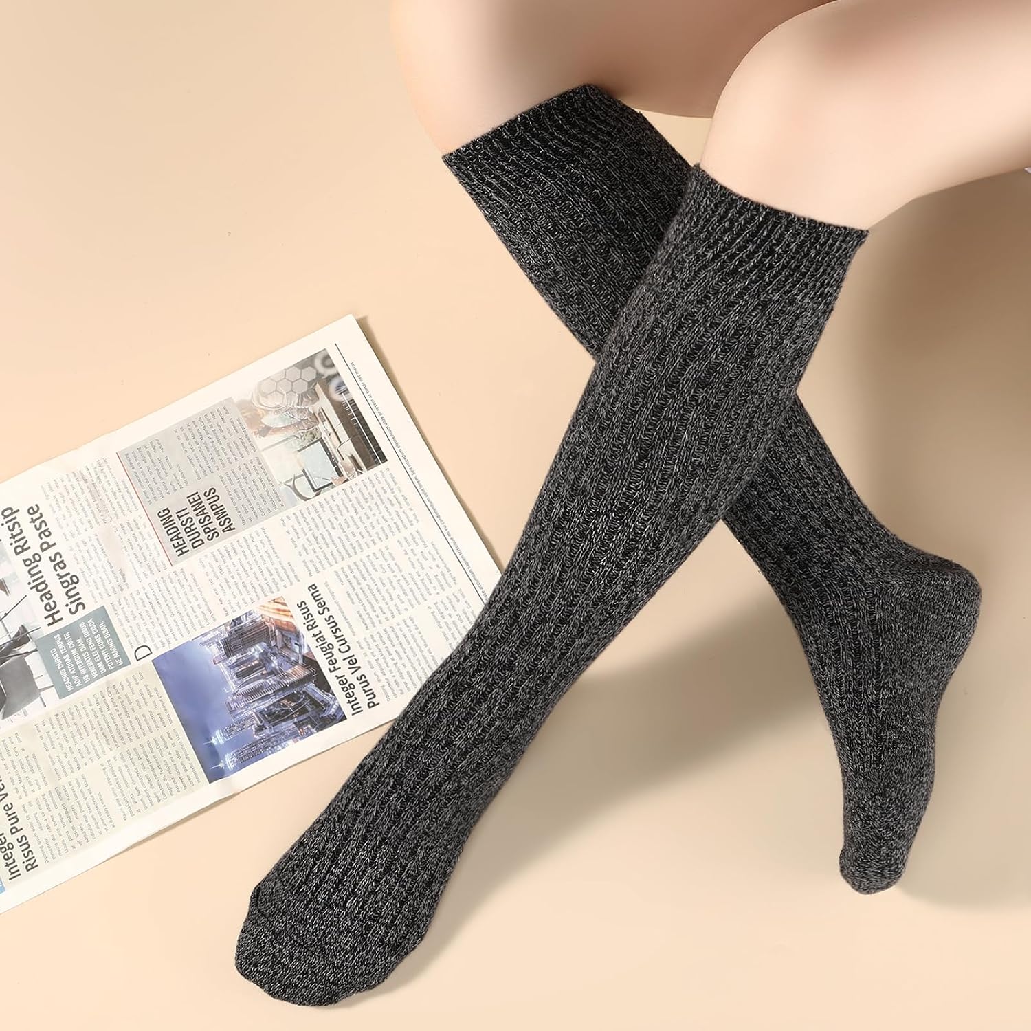 Detalle de Pleneal 3-Pair Slouch Scrunch Socks