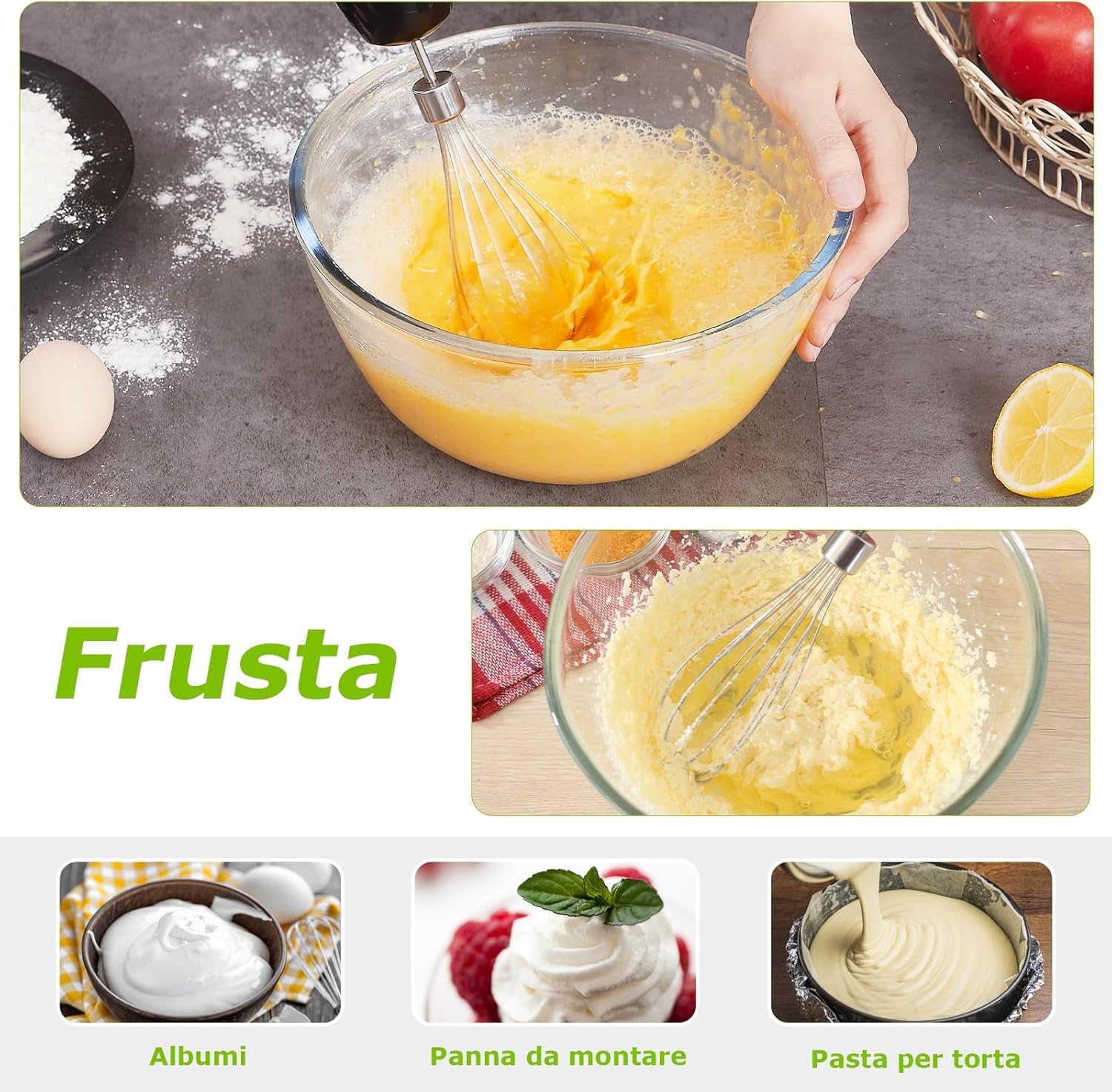 Thumbnail 3 de Bonsenkitchen Frullatore a Immersione Multifunzione 4 in 1 HB3203