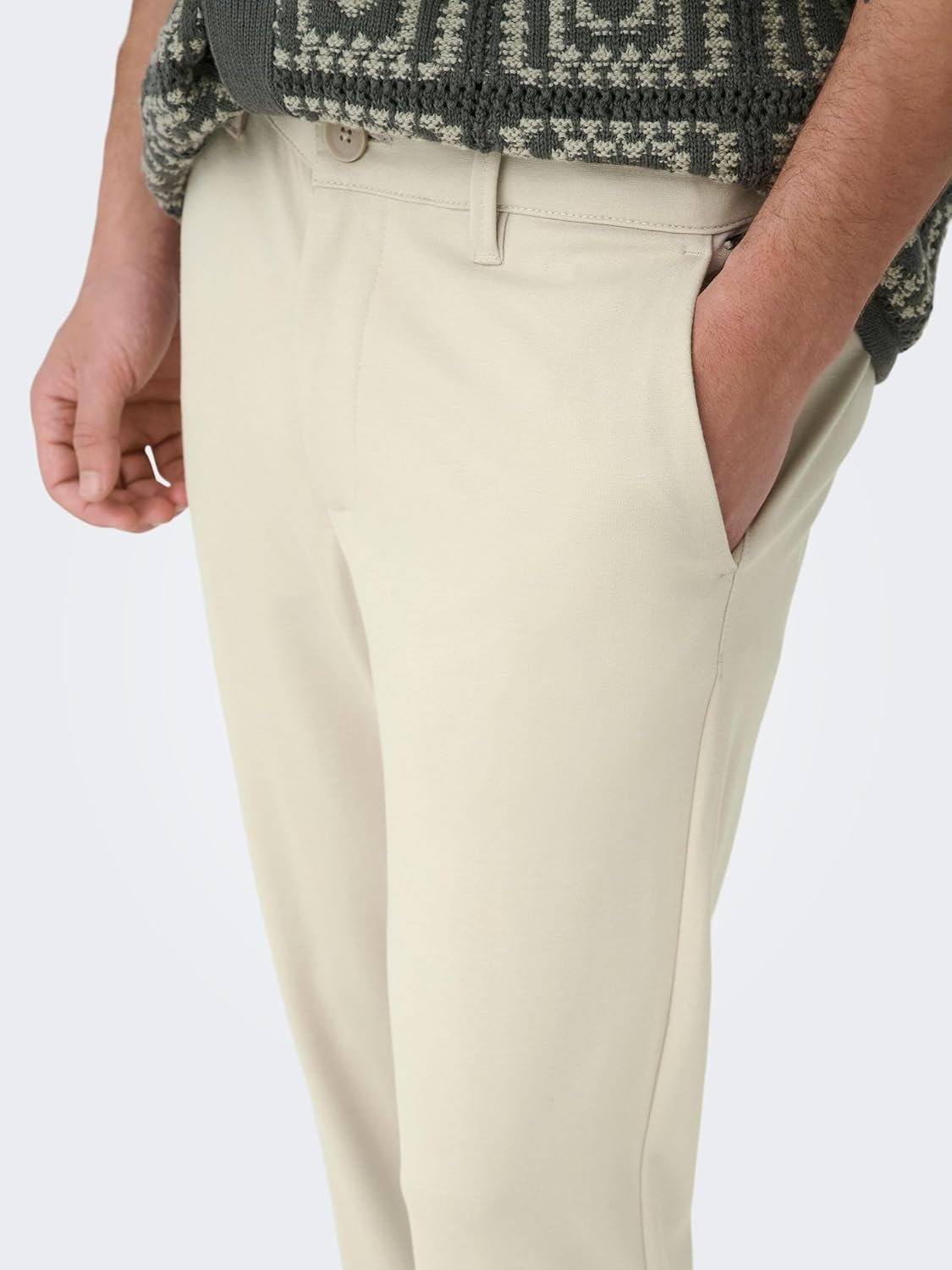 Thumbnail 5 de Only & Sons ONSMARK Slim Fit Chino Hose für Herren – bequemer Jersey-Mix für Alltag & Büro