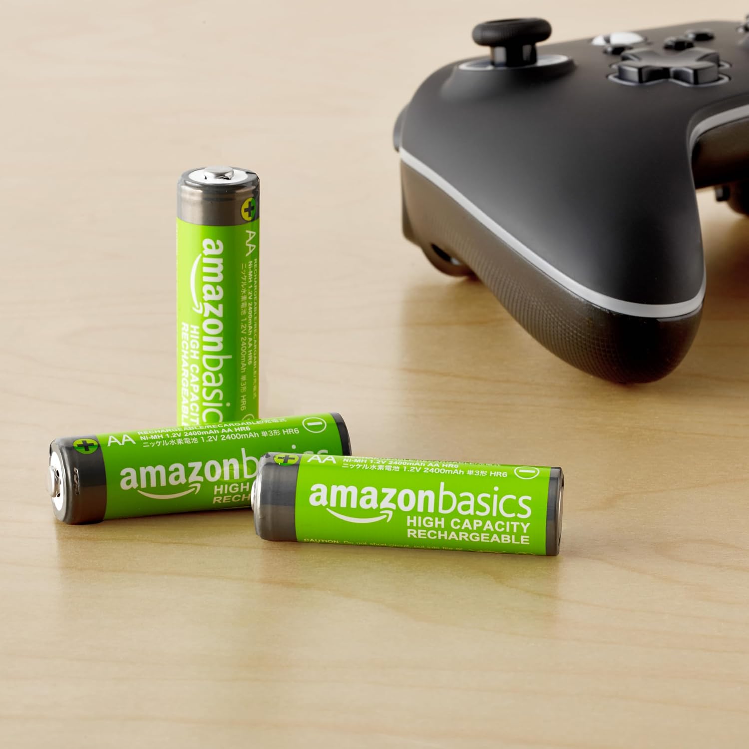 Detalle 2 de Amazonベーシック 240AAHCB 単3形ニッケル水素充電池 12本 2,400mAh・1.2V