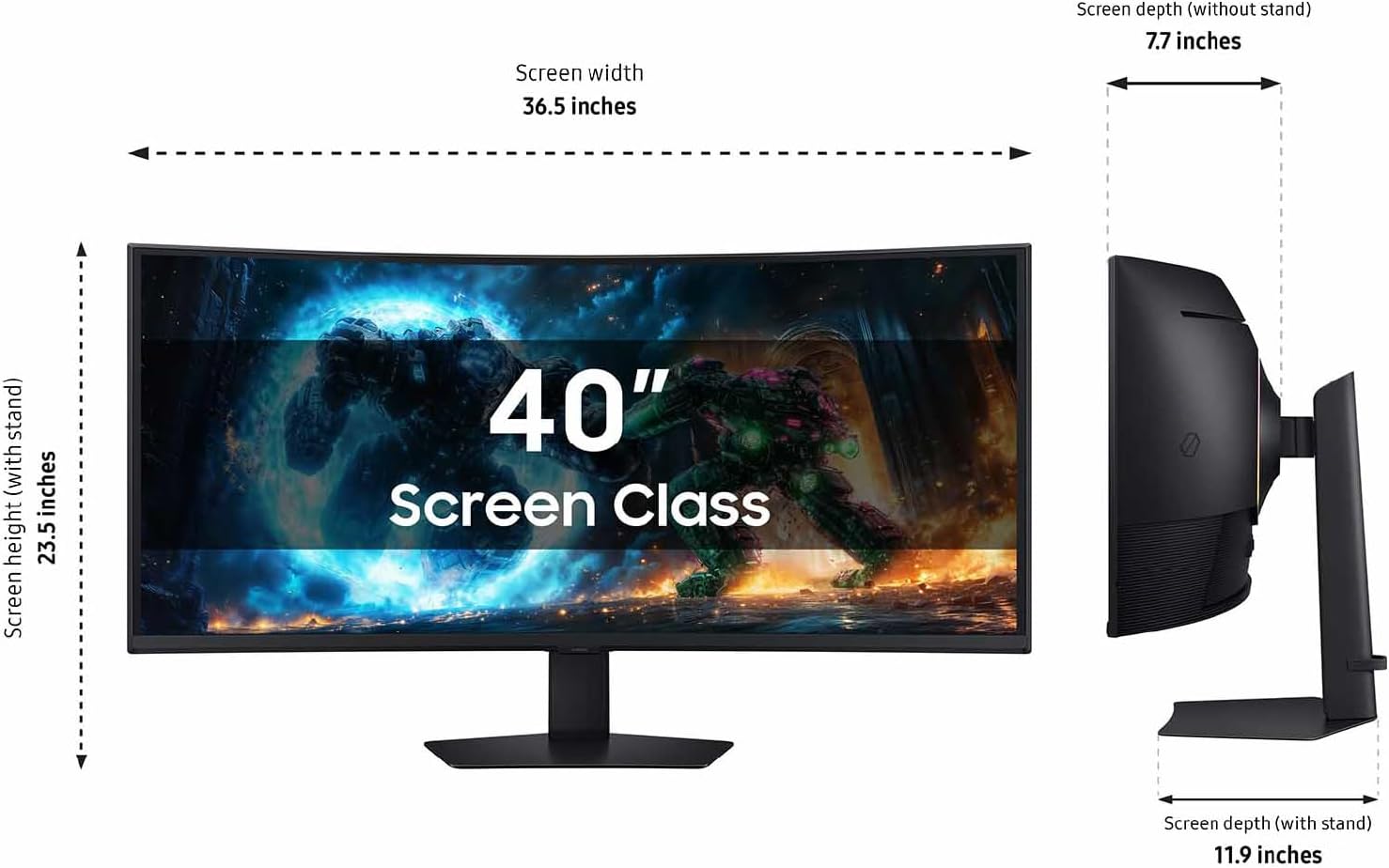 Thumbnail 2 de Samsung Odyssey G7 40-inch 180Hz