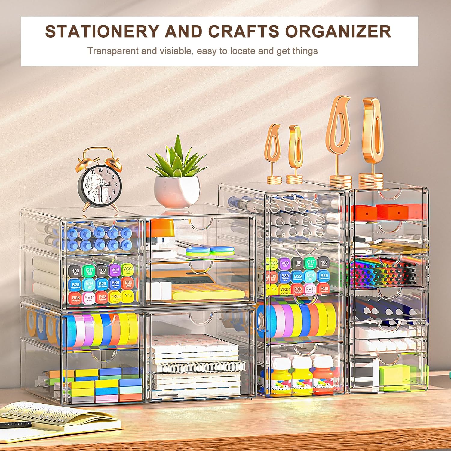 Thumbnail 2 de GoMaihe Acryl Organizer 7 Schubladen 📦