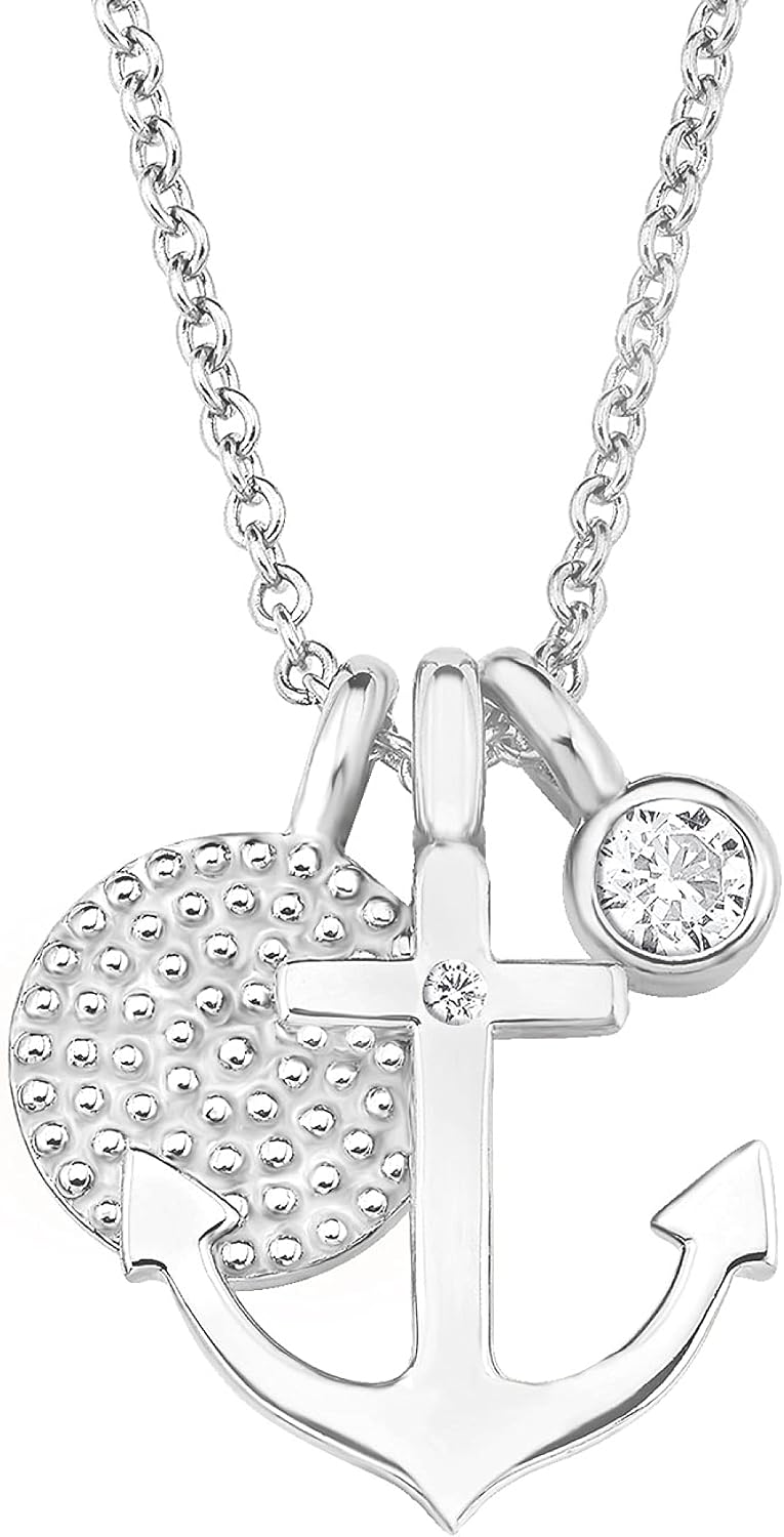 Thumbnail 6 de s.Oliver Kette mit Anhänger aus 925 Sterling Silber – Zirkonia, 42+3 cm, Geschenkbox