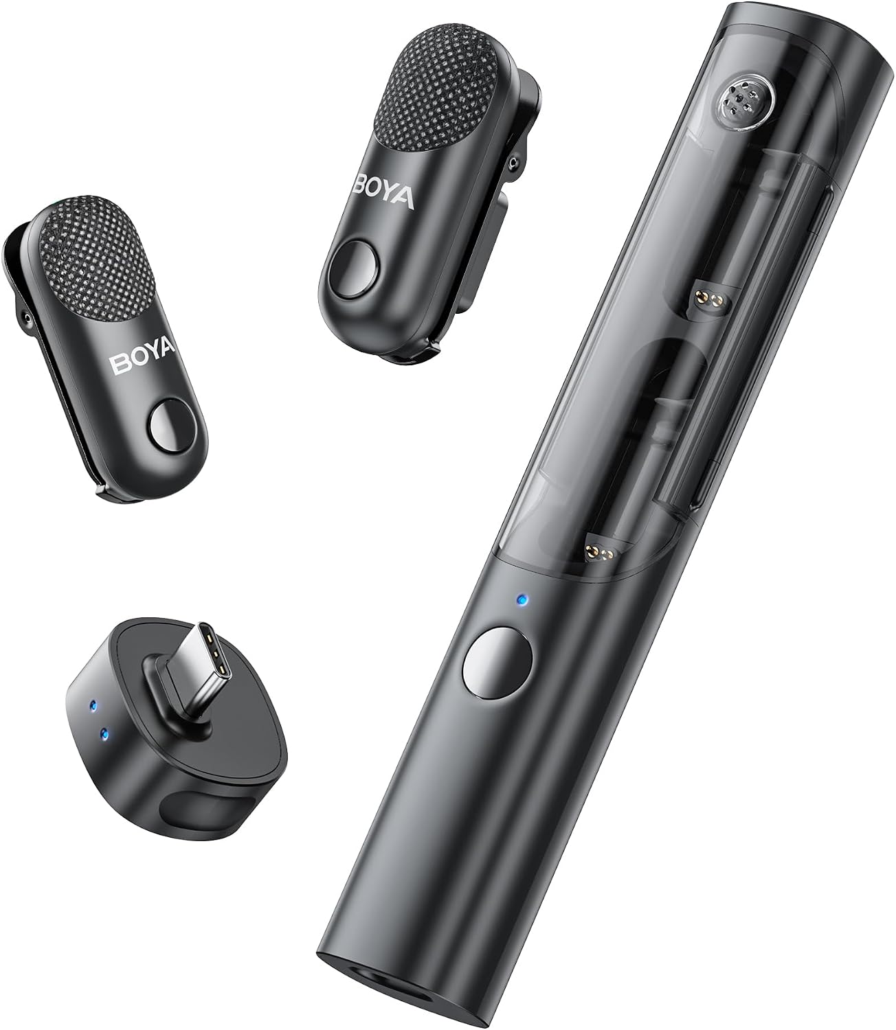 Detalle de BOYA Magic microfono wireless 48 kHz/24 bit 🎤