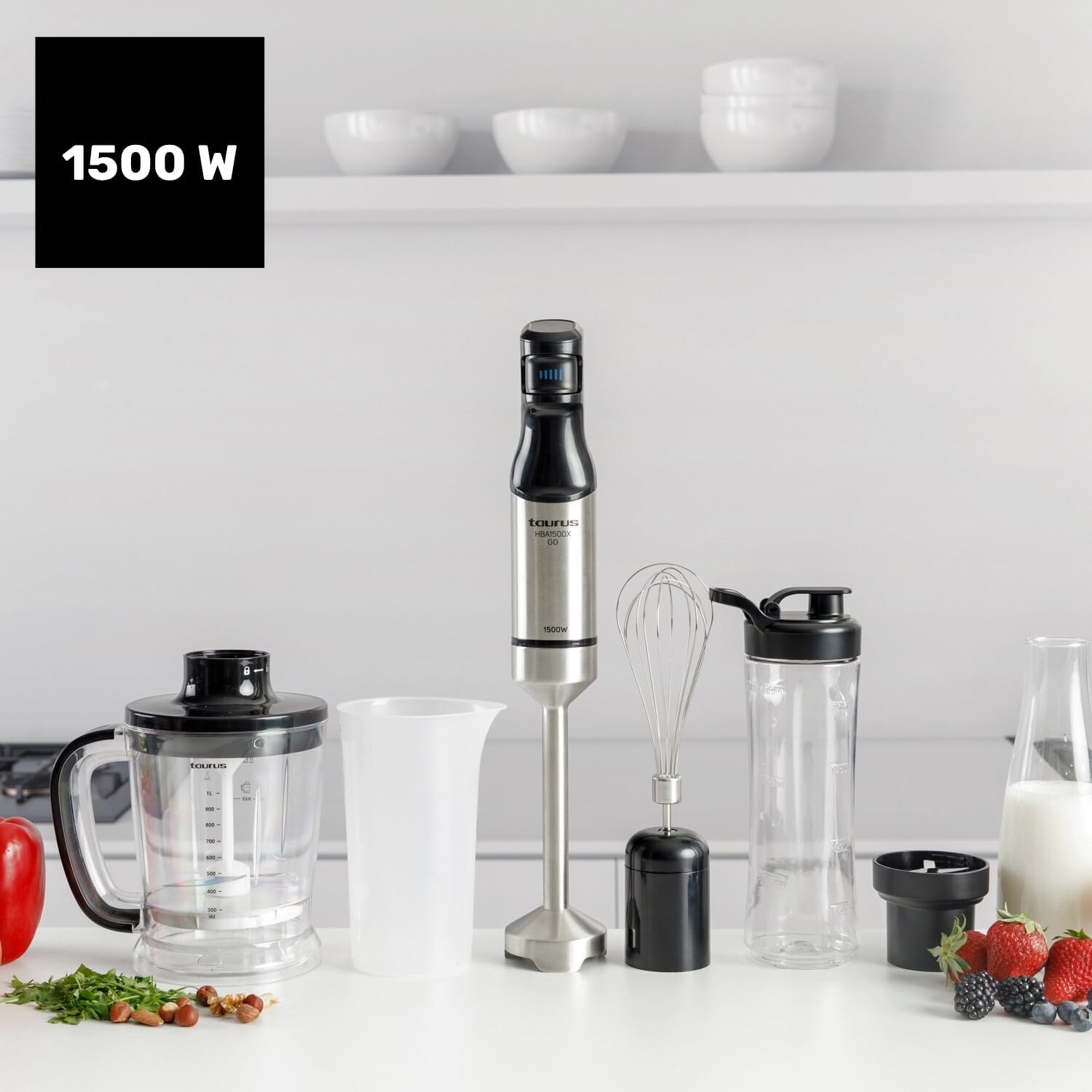 Thumbnail 1 de Taurus HBA1500X GO 🥄 Batidora de mano 1500W con accesorios