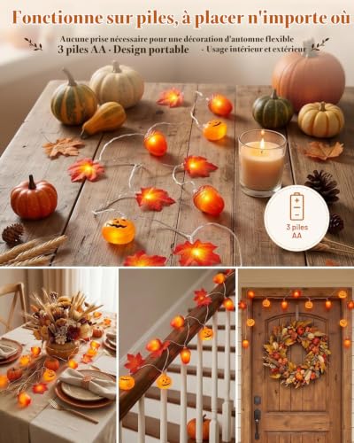 Detalle 1 de AdalyRoma guirlande lumineuse 3 m