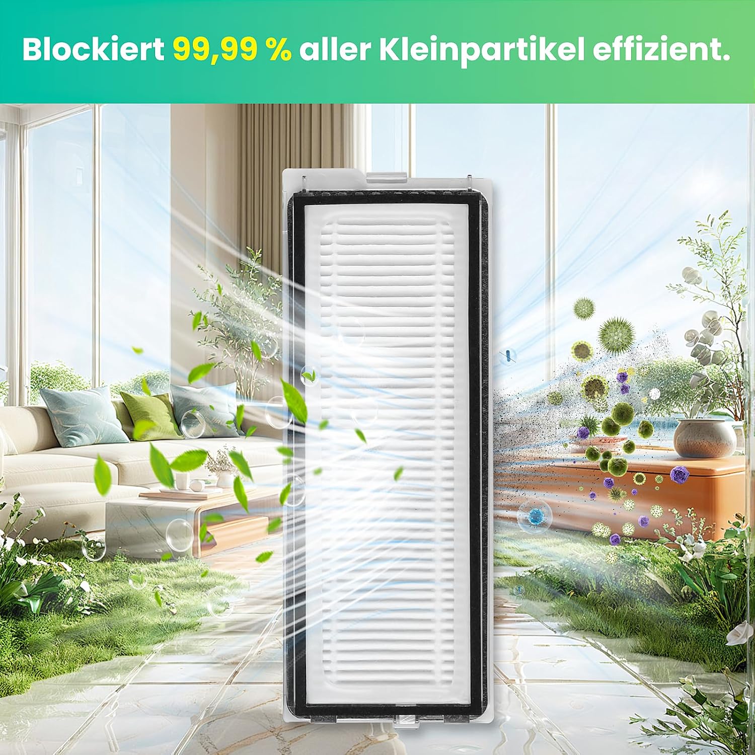 Thumbnail 6 de NIXOOT 8er HEPA Filter für Qrevo S
