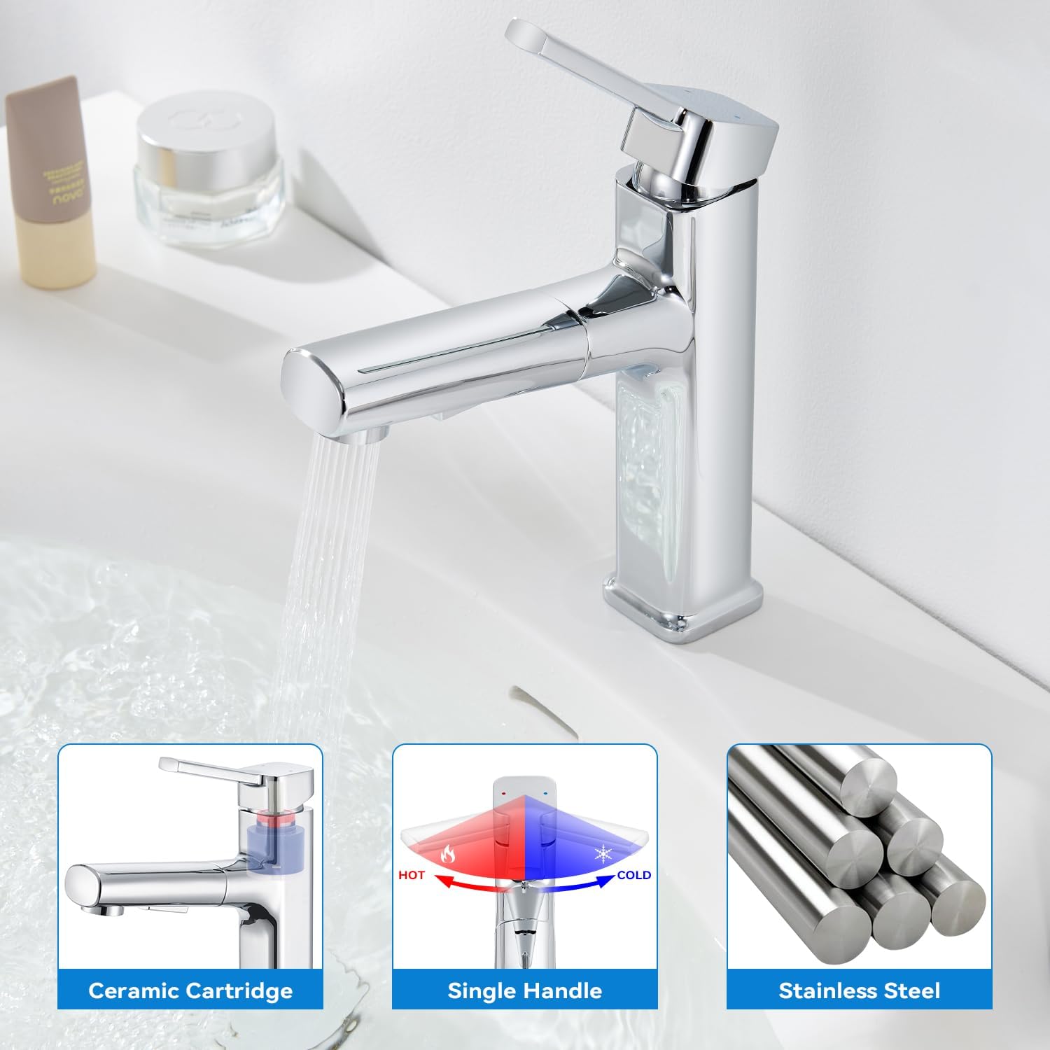 Detalle de HanCrobiyx Mitigeur lavabo 70 cm