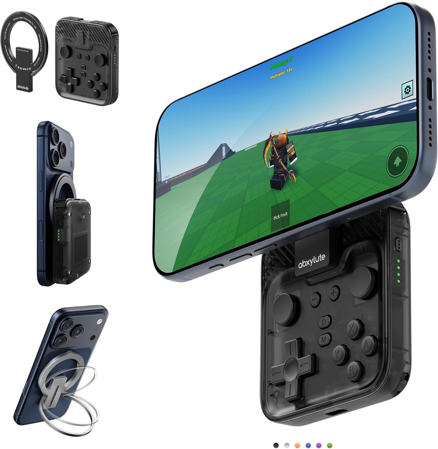Detalle de abxylute M4 Snap-On Mobile Gaming Controller for Android & iPhone