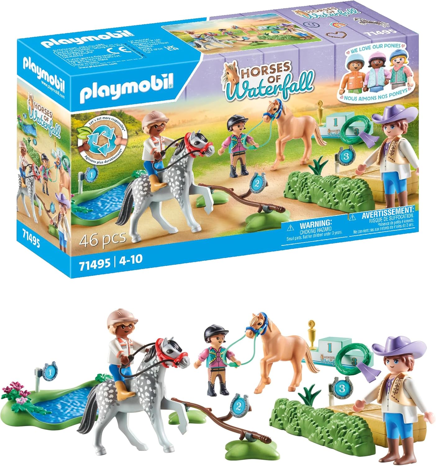 Detalle de PLAYMOBIL Pony Tournament Playset