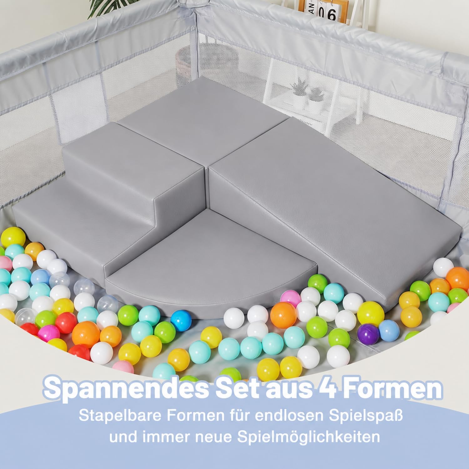 Detalle 2 de Schaumstoff Bausteine Kinder Klettern 4 Softbausteine