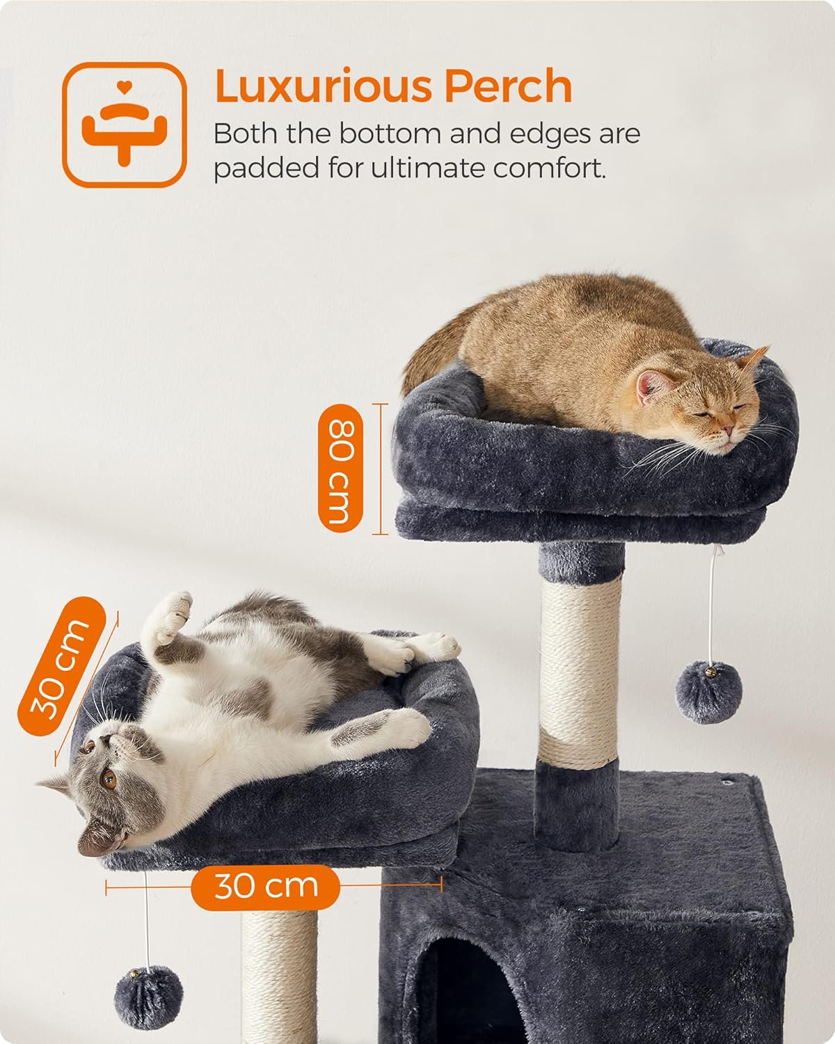 Thumbnail 3 de Feandrea cat tree 115 cm scratching ramp