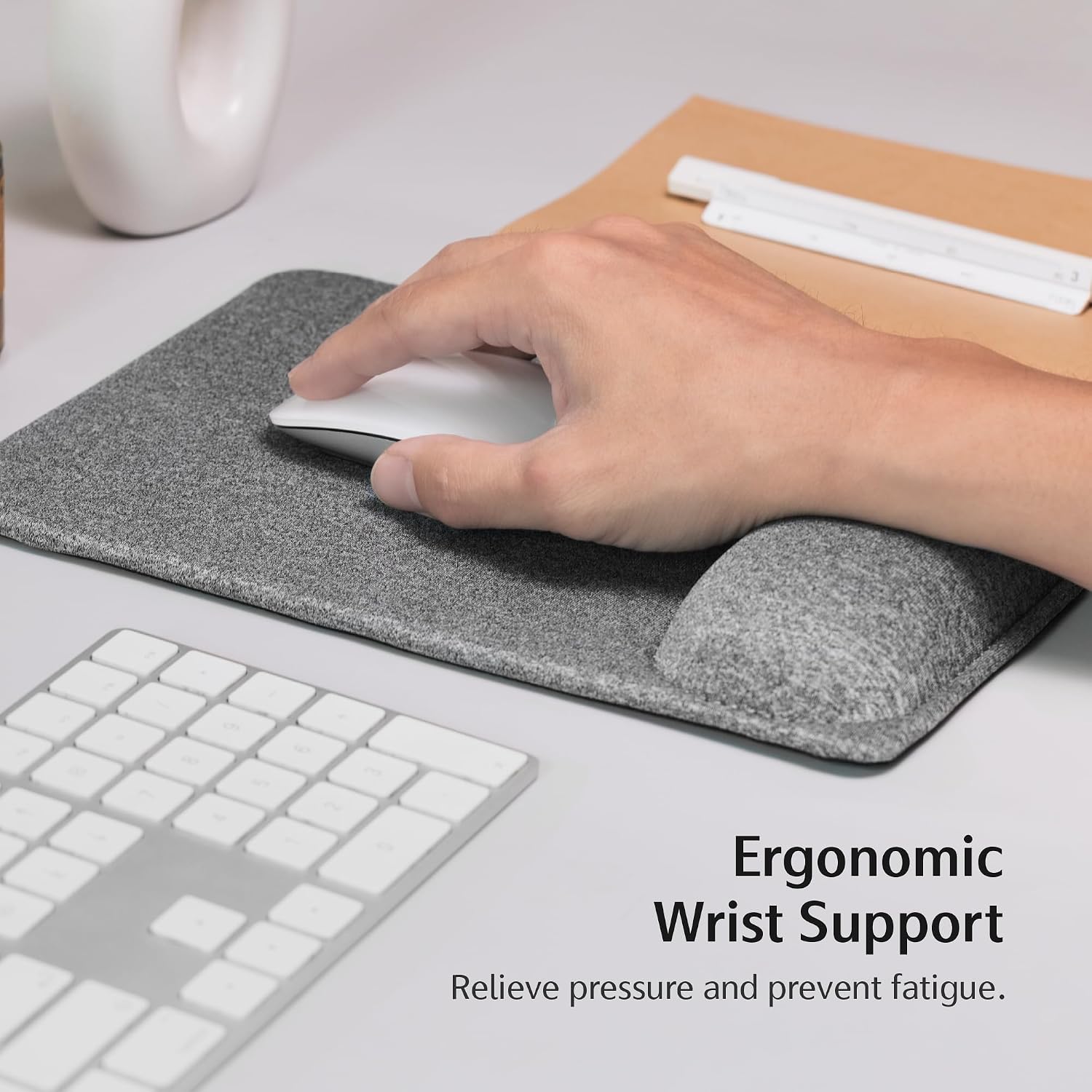 Detalle de SenseAGE Mouse Pad with Wrist Support 270mm
