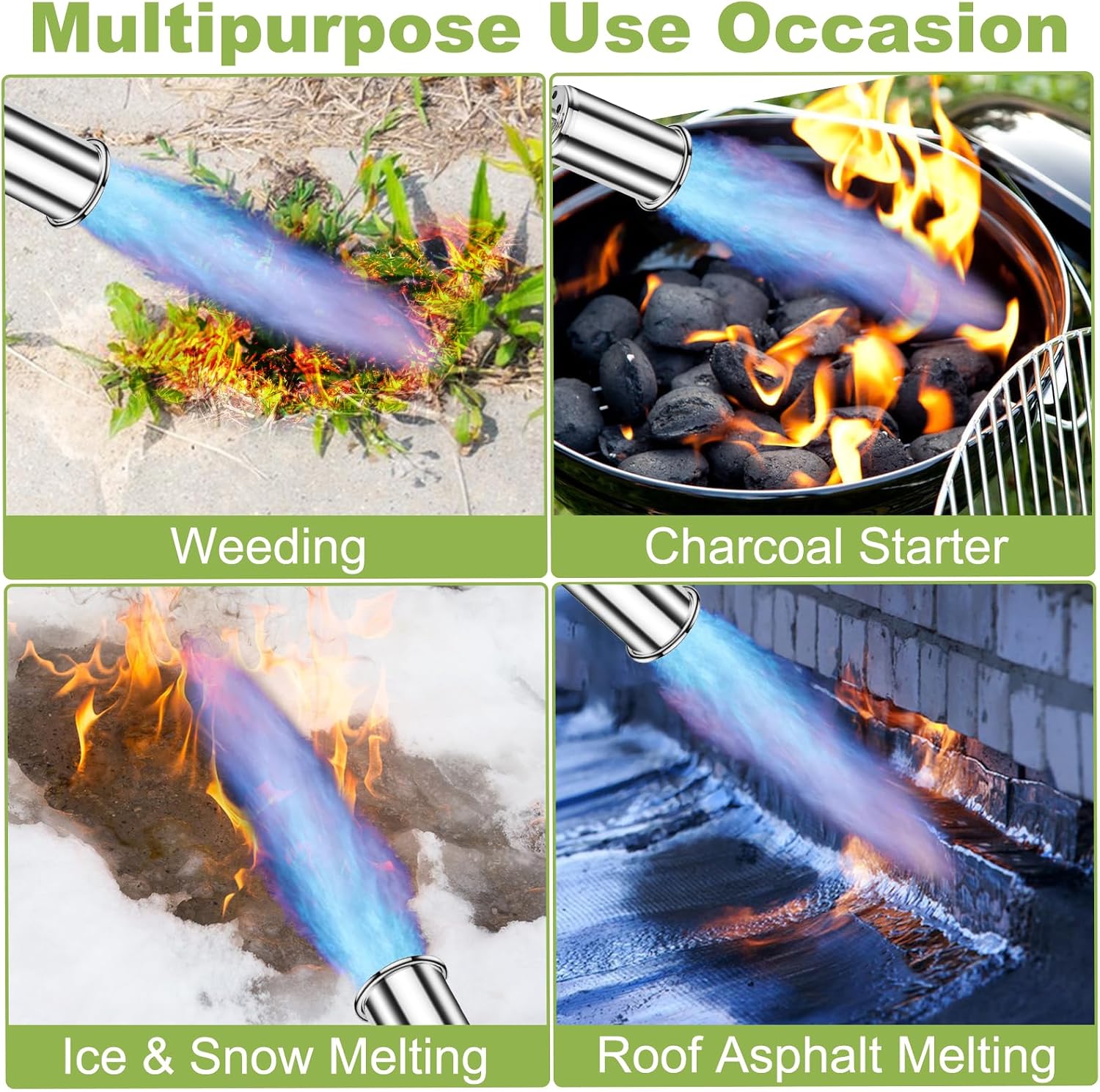 Thumbnail 2 de EASITALY PQ888-D002A002 Propane Weed Torch with 30-Inch Handle