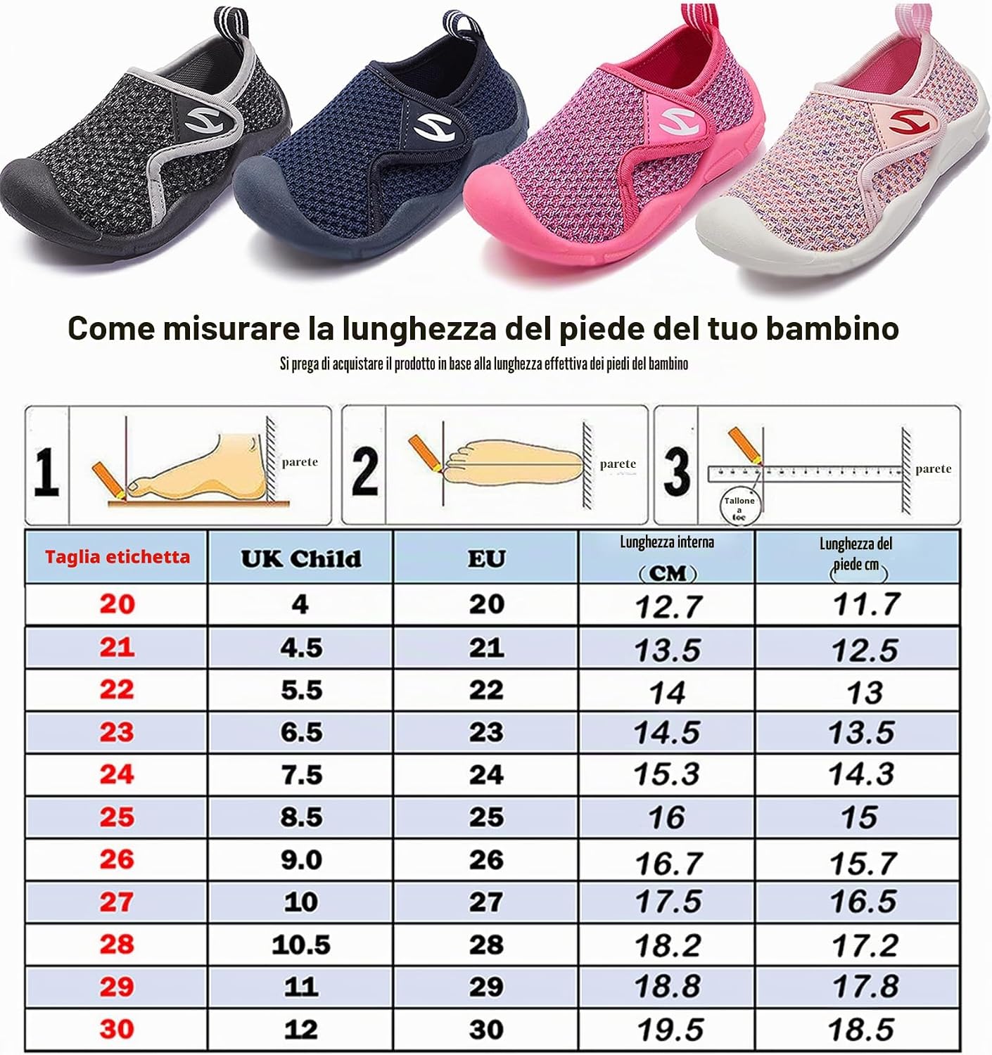 Detalle de SMajong Pantofole da Casa per Bambini Nero 26 EU – Leggere, flessibili e antiscivolo