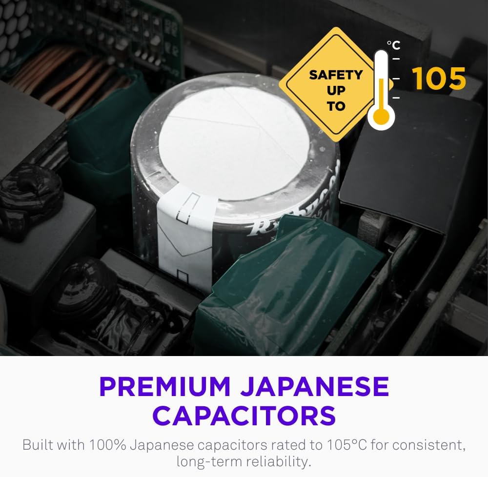 Detalle 2 de NZXT C850 SFX Gold – 850W Tiny Power, Big Performance