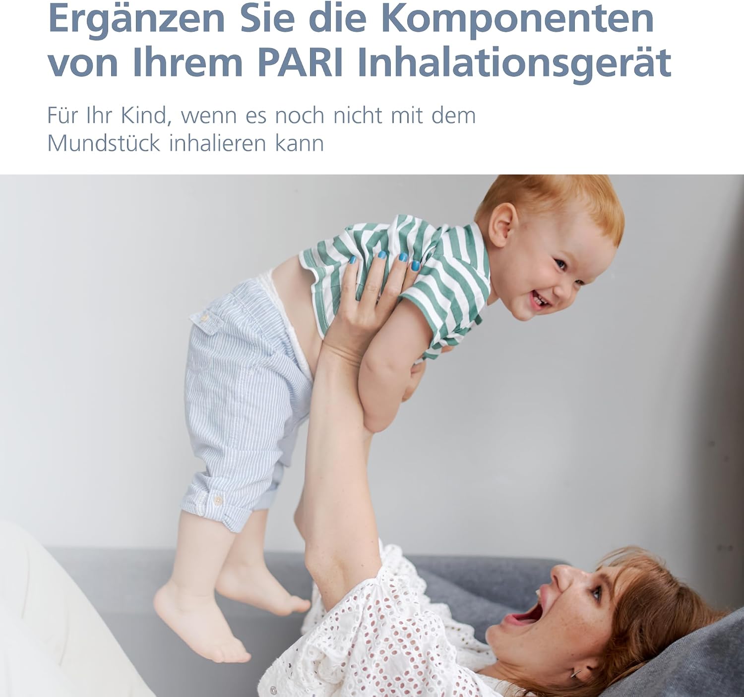 Thumbnail 2 de PARI BABY Maske Größe 2 mit BABY Winkel – Weiche Silikonmaske für Kleinkinder 1–3 Jahre