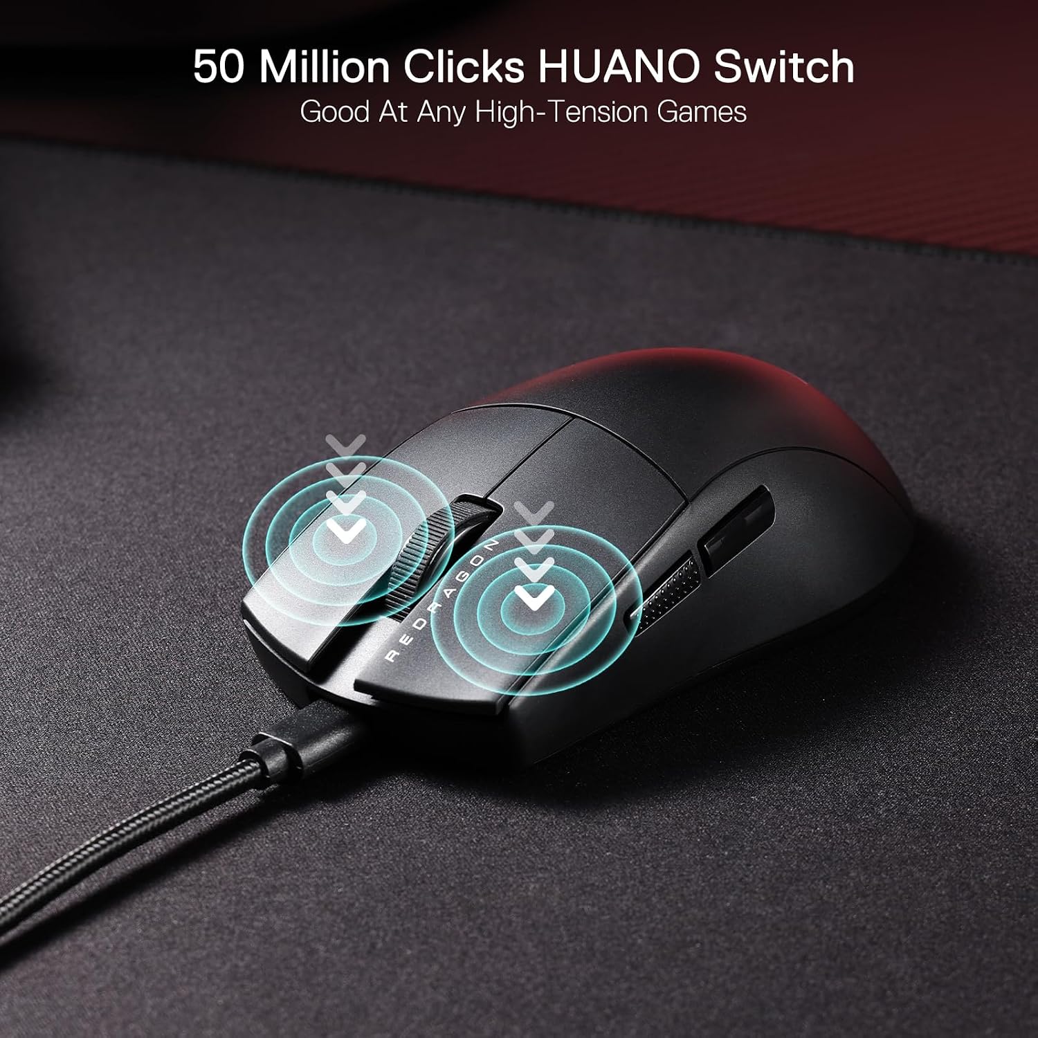 Thumbnail 4 de Redragon M996 Wired Gaming Mouse review: precise 26,000 DPI, lightweight 42g and programmable controls