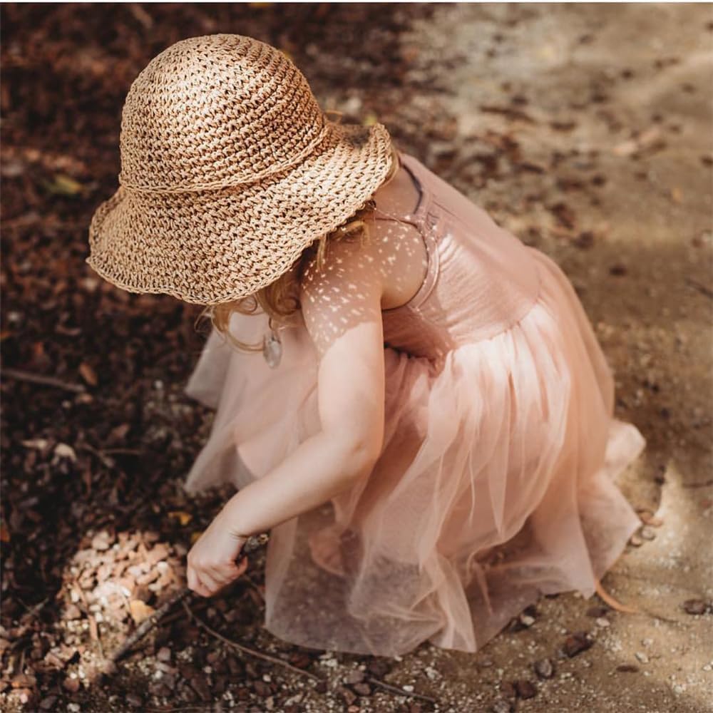 Detalle 2 de Baby Girl Tutu Dress Toddler Kids Sleeveless Tulle Casual Birthday Party Dresses Princess Sundress