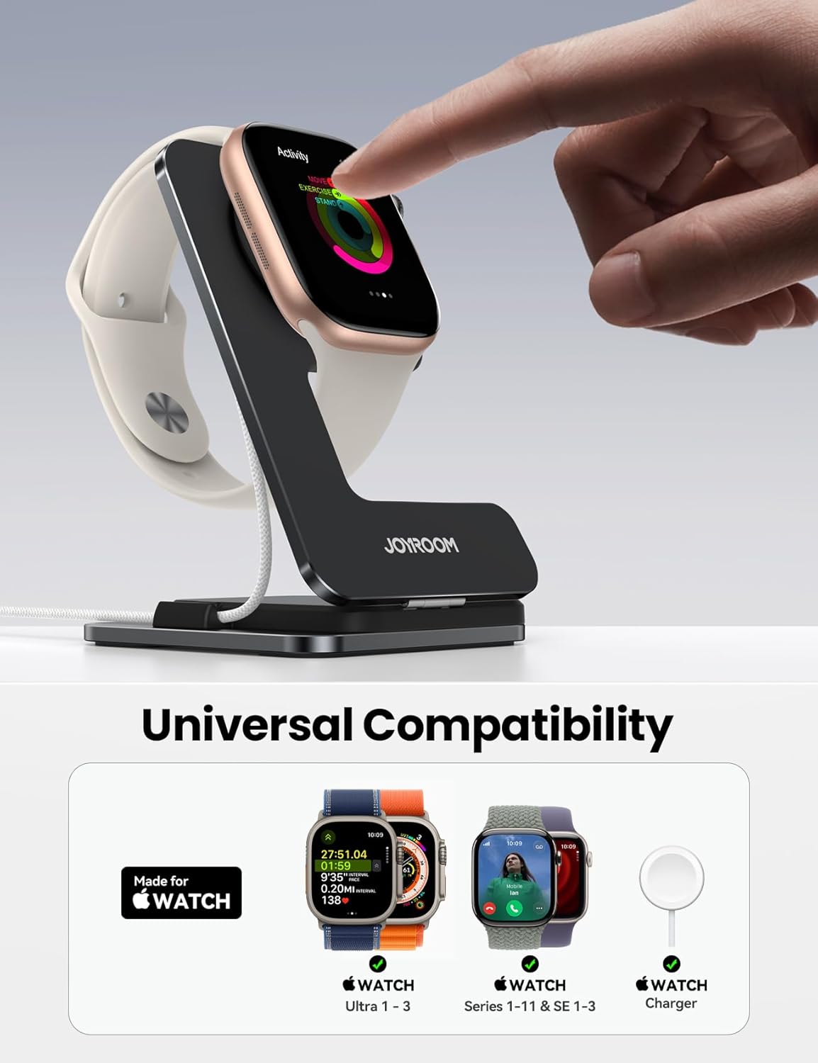 Thumbnail 6 de JOYROOM Watch Stand for Apple Watch 45mm