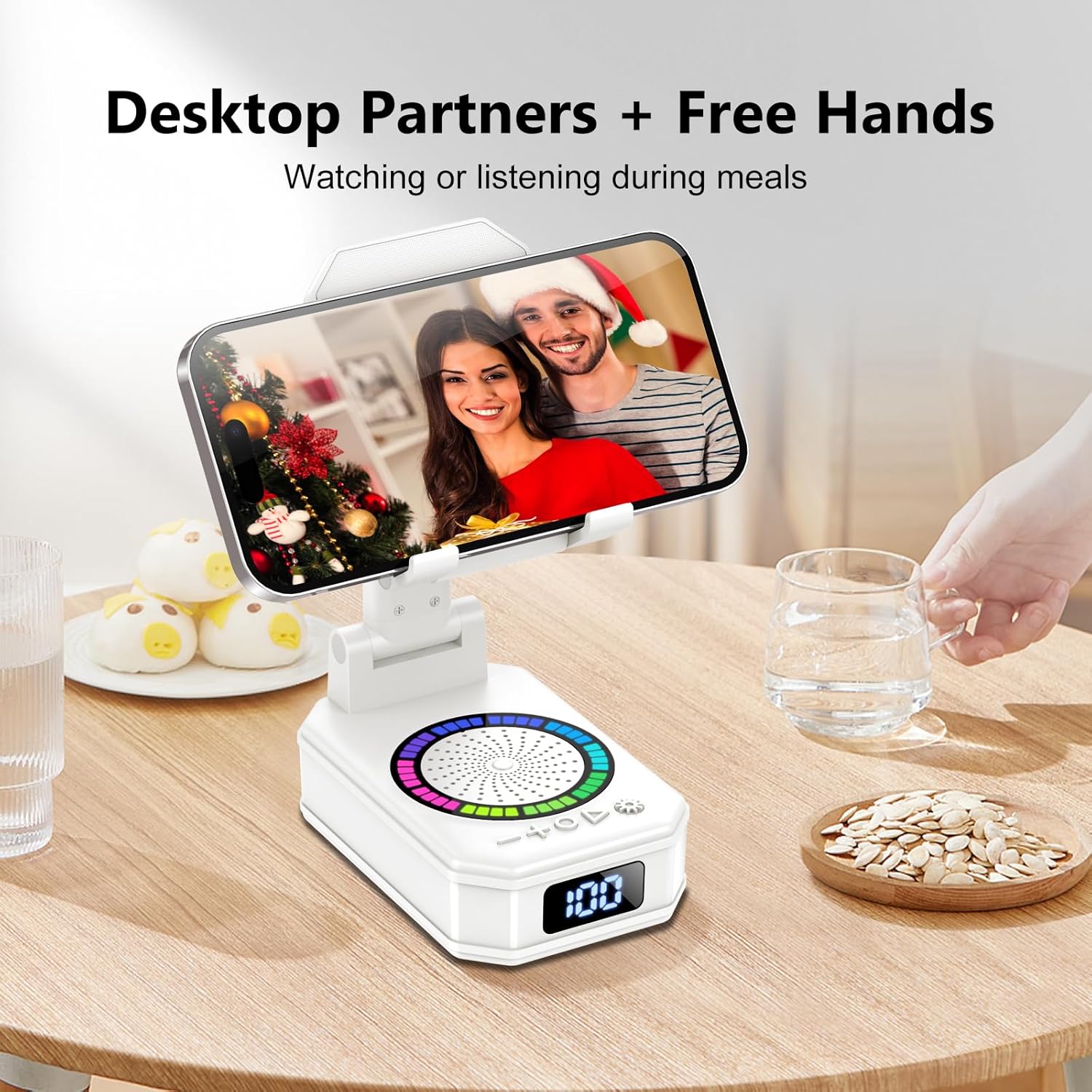 Thumbnail 5 de 4-in-1 Phone Stand with Bluetooth Speaker