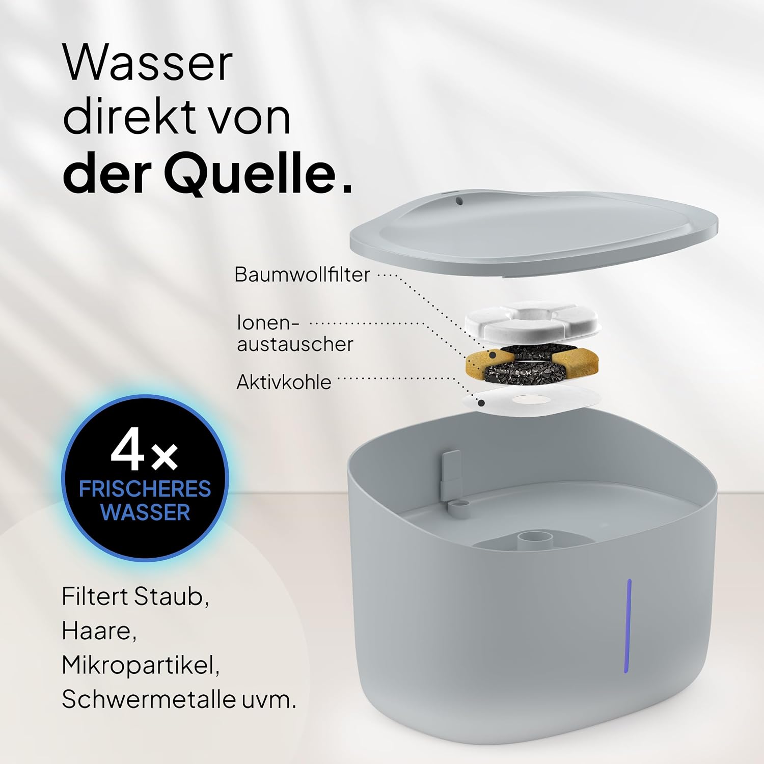 Detalle de Pretty Paw Trinkbrunnen 7 L für Hunde