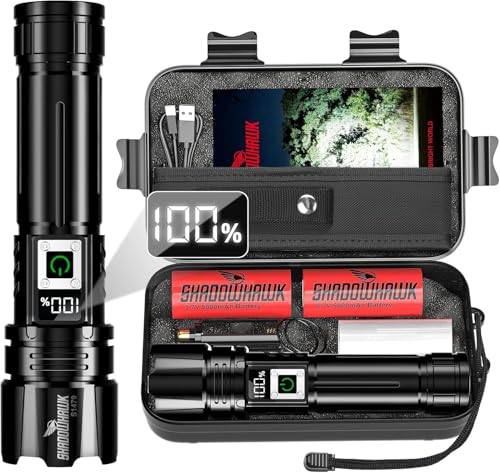 Detalle de Shadowhawk S1479 Lampe Torche LED Ultra Puissante — kit professionnel 24h