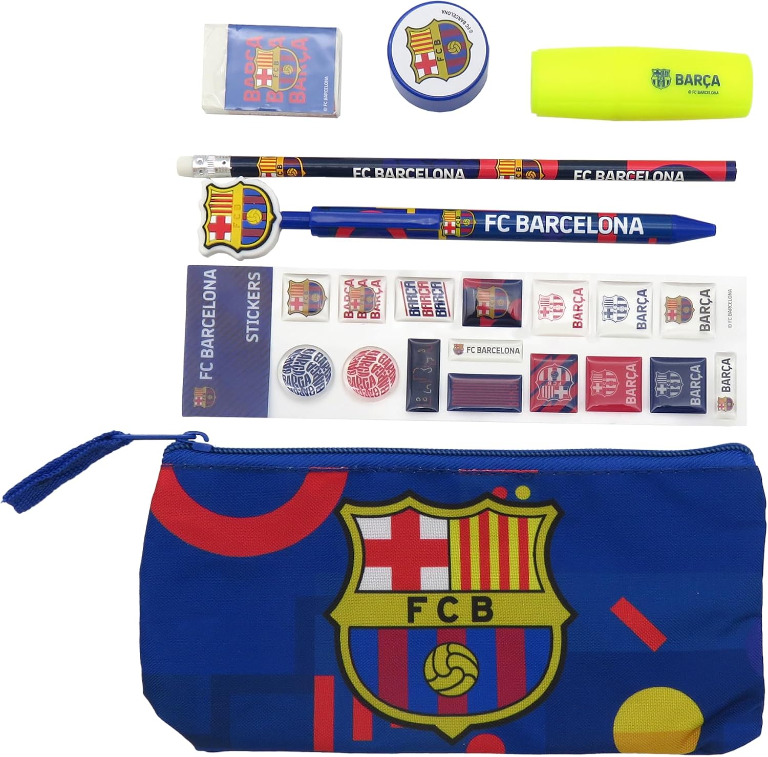 Detalle 2 de CYPBRANDS FC Barcelona GS-731-BC – niebieski zestaw szkolnych przyborów