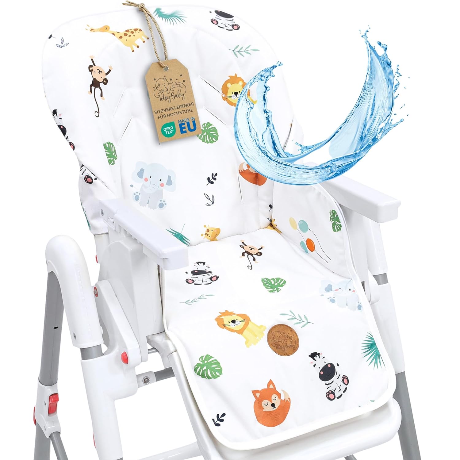 Thumbnail 6 de Sitzverkleinerer für Hochstuhl – Baby-Sitzkissen als Stuhlauflage mit Oeko-Tex Zertifikat