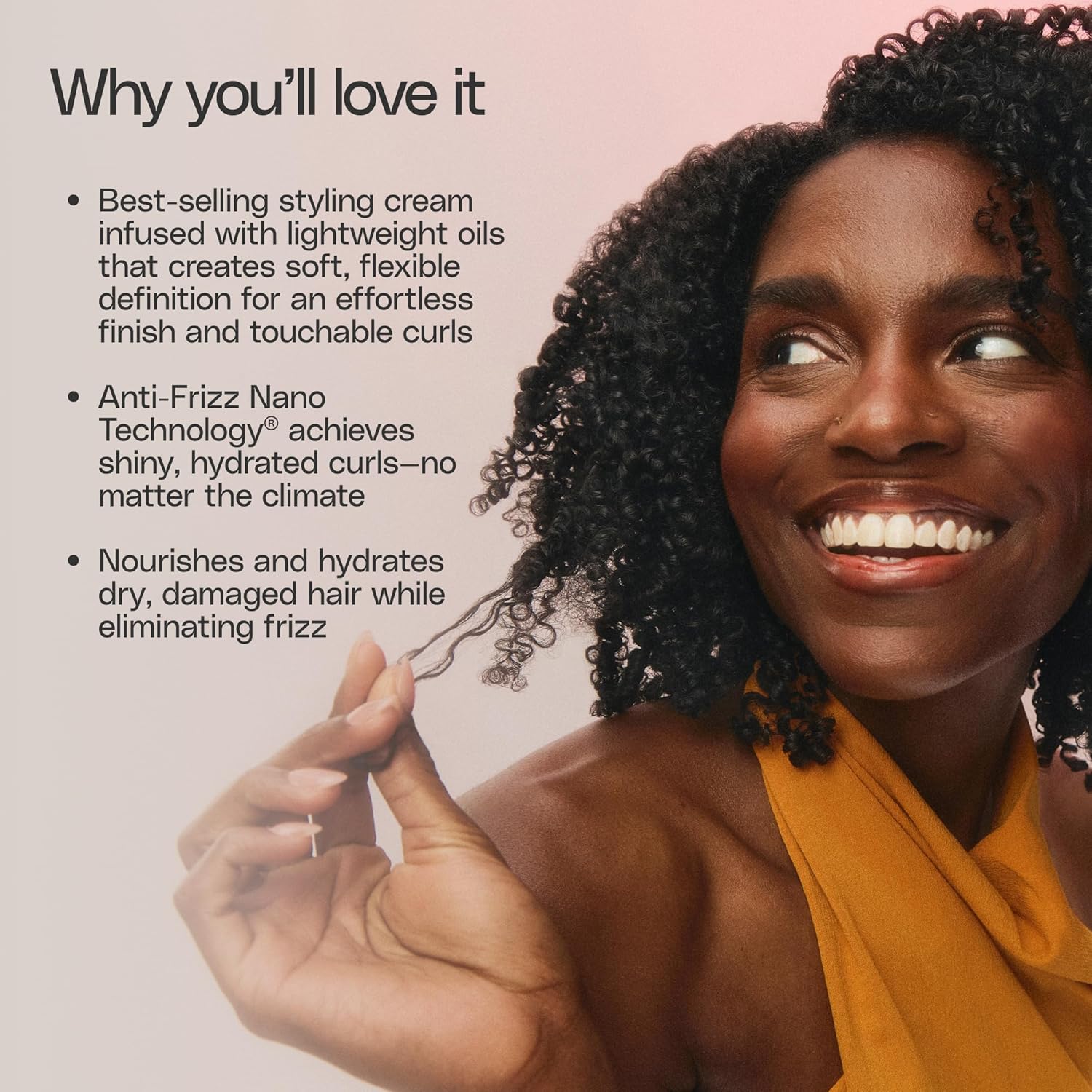 Thumbnail 4 de Ouidad Advanced Climate Control Styling Cream for Curly Hair (Featherlight Curl Cream, Flexible Soft Hold) — Sulfate-Free