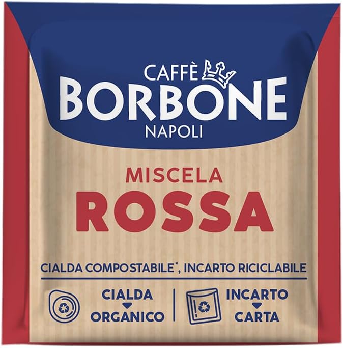 Thumbnail 1 de Caffè Borbone Dosette Compostable Mélange Rouge – 100 dosettes ESE 44 mm