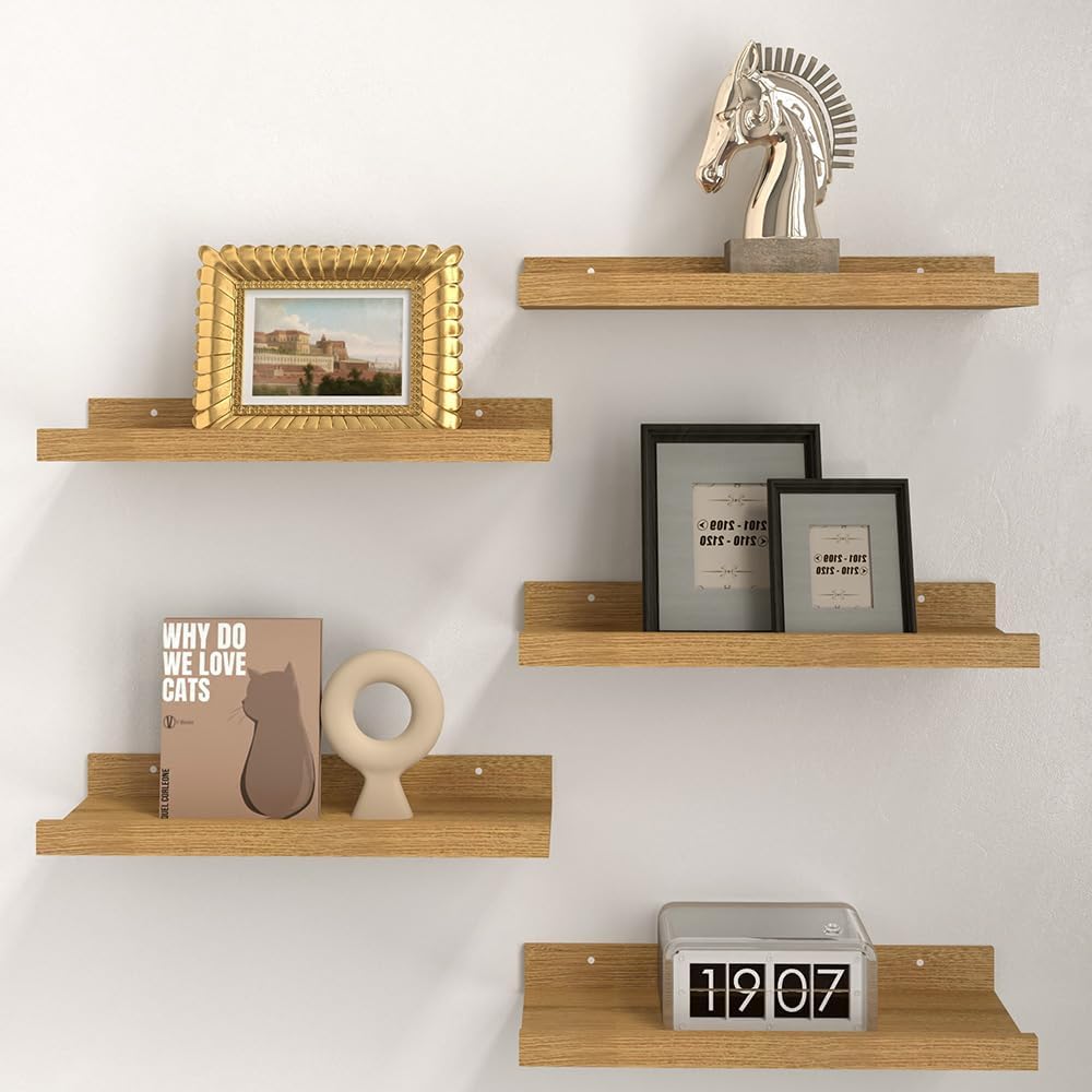 Detalle de RICHER HOUSE Floating Shelves, 15.75-Inch