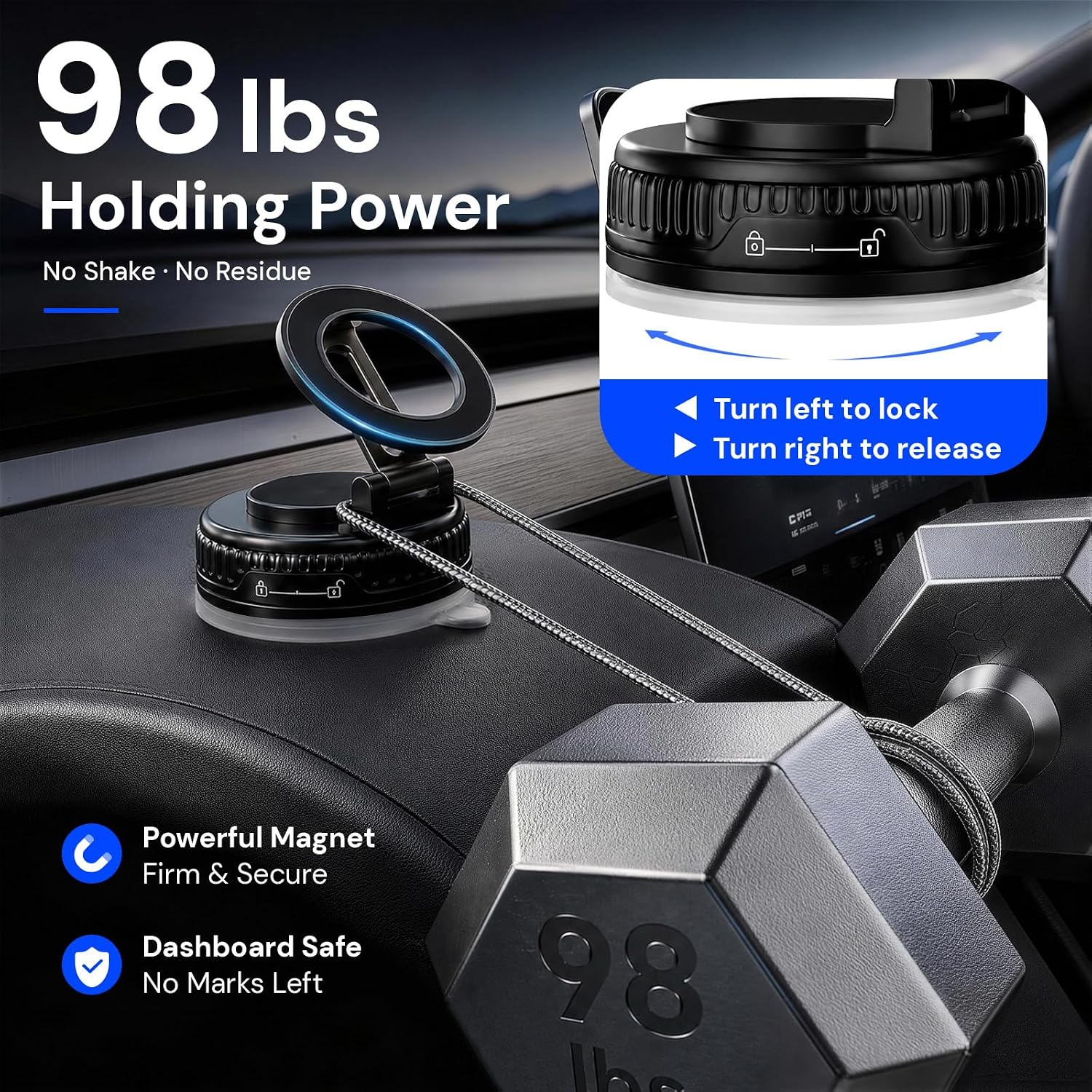 Thumbnail 4 de Briteroh 2026 Magnetic Car Mount 3800gf