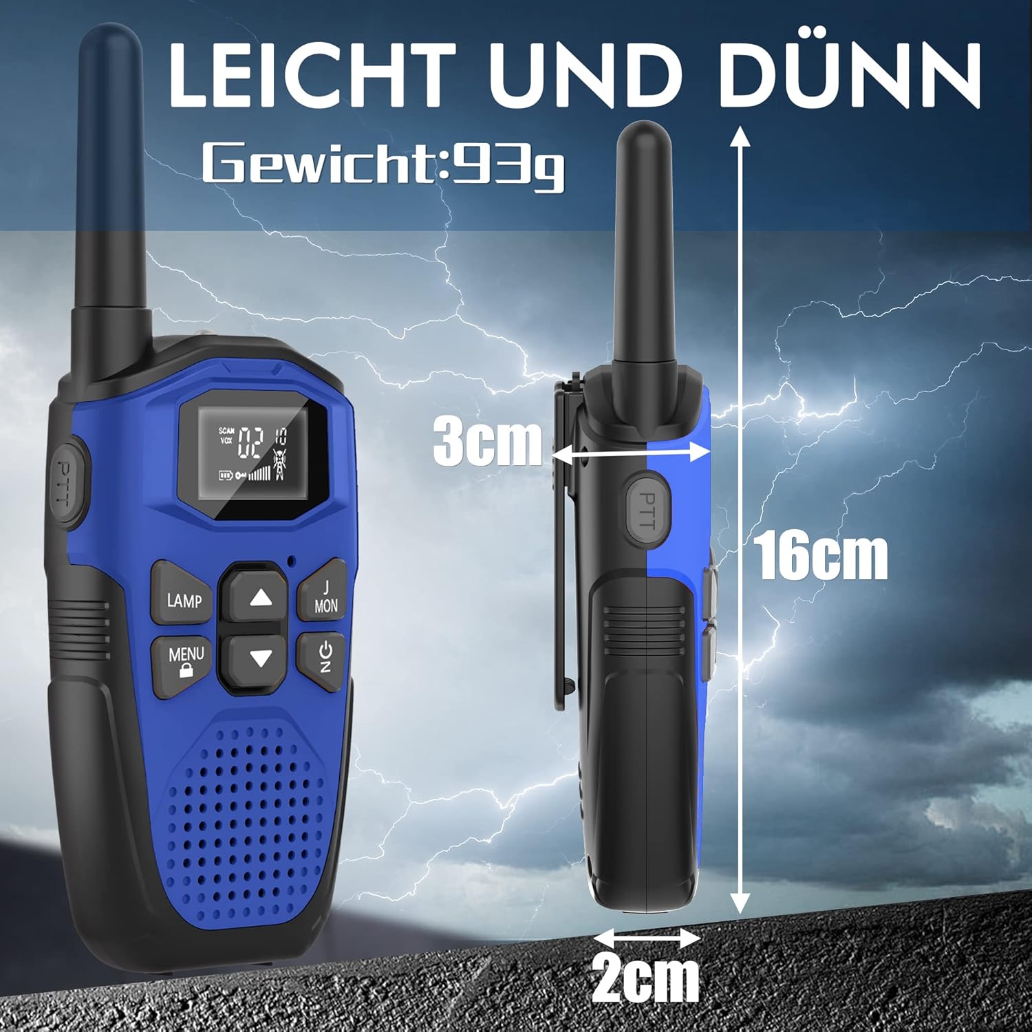 Thumbnail 6 de NXGKET Walkie Talkie 3er Set 5 km