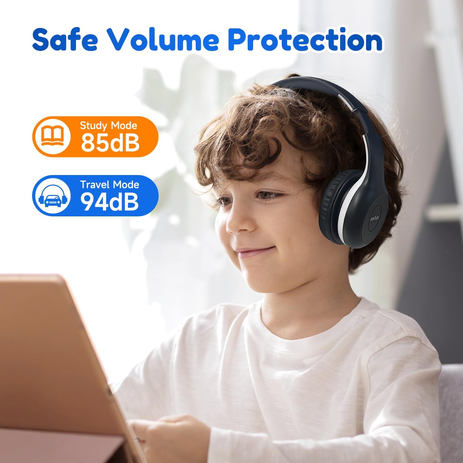 Thumbnail 2 de EarFun Kinder Bluetooth Kopfhörer 85/94 dB