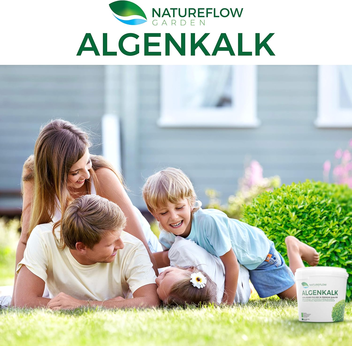 Detalle de TESTSIEGER Bio Algenkalk für Buchsbäume – Widerstandskraft und Regeneration, 2,5 kg
