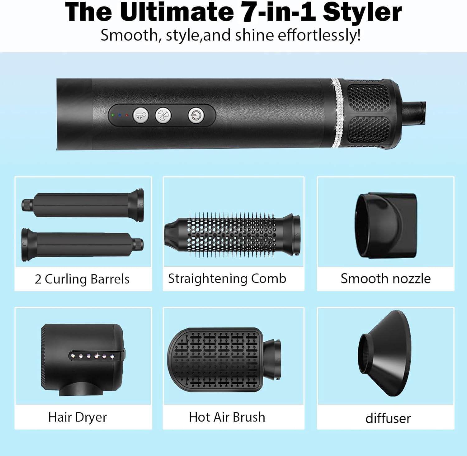 Thumbnail 2 de Hair Dryer Brush 7 in 1 Styler