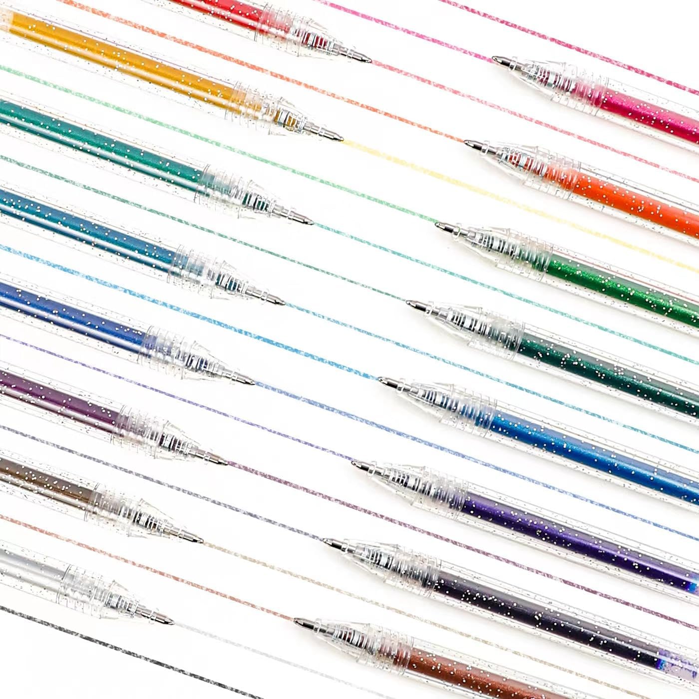 Detalle 2 de Grabie Glitzer Gelstifte 18 Farben