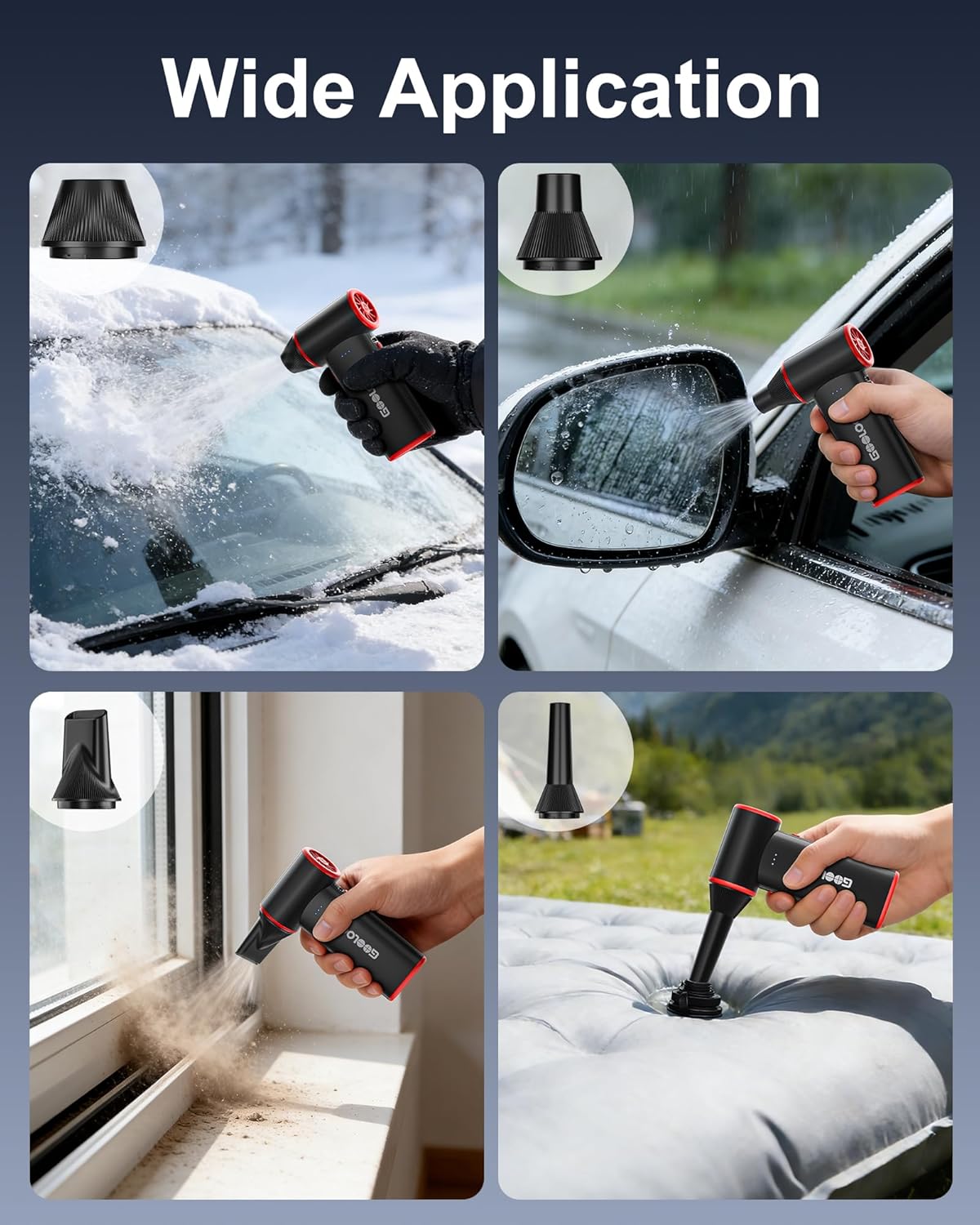 Thumbnail 3 de GOOLOO F3 Electric Air Duster – 150,000 RPM, 3-Speed Cordless Dust Blower