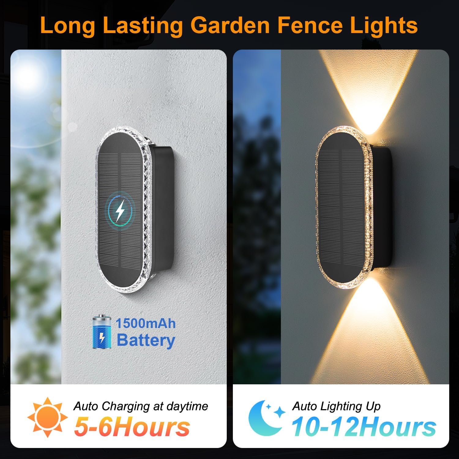 Thumbnail 4 de HAMLITE Solar Light for Fence 6 Pack