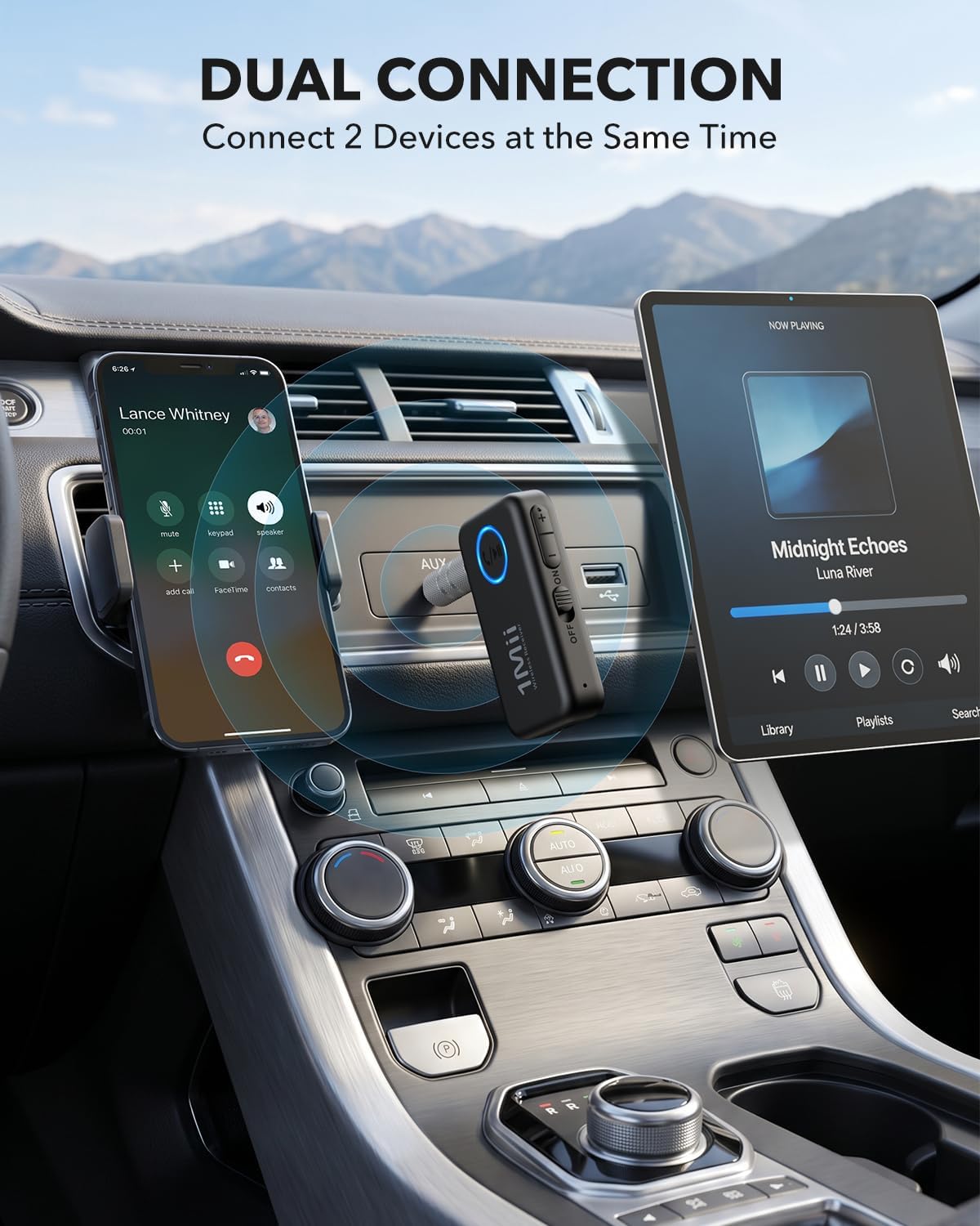 Detalle de 1Mii Bluetooth 5.3 music receiver, 16H