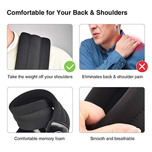 Thumbnail 1 de LEKATO Comfortable Guitar Strap with Memory Foam - 3" Wide, 45"–55" Adjustable