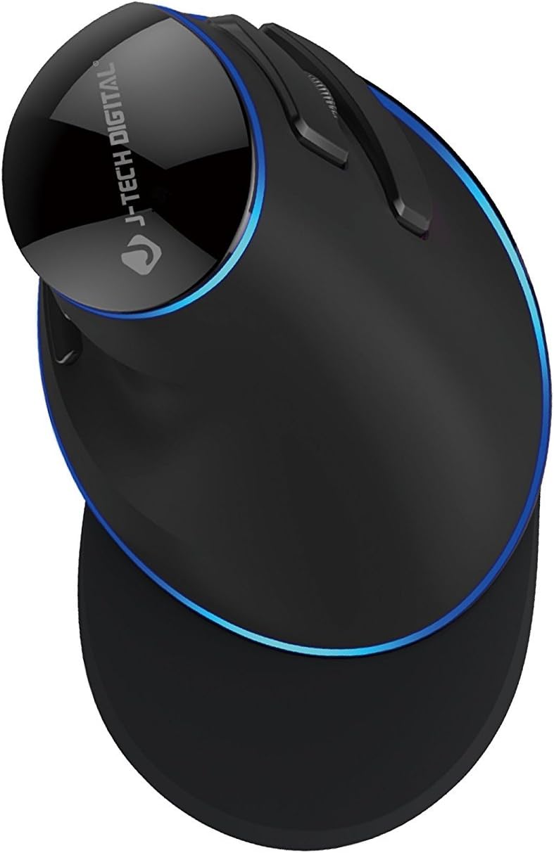 Thumbnail 6 de J-Tech Digital Wired Ergonomic Vertical USB Mouse (V628) with Adjustable DPI